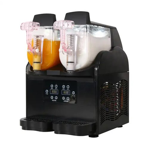 Mini Commercial Slush Machine 2 tanks 3Lx2