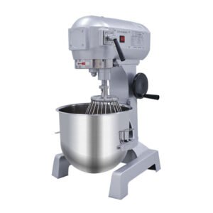Commercial Planetary Mixer 30L with stainless steel bowl and pure copper motor for professional bakery and restaurant use