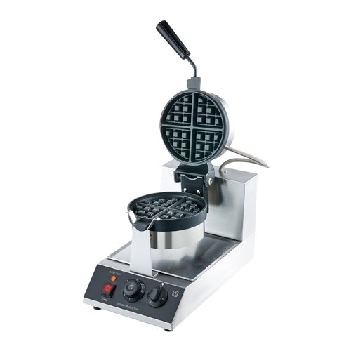 Professional Commercial Electric Round Plate Belgian Waffle Maker