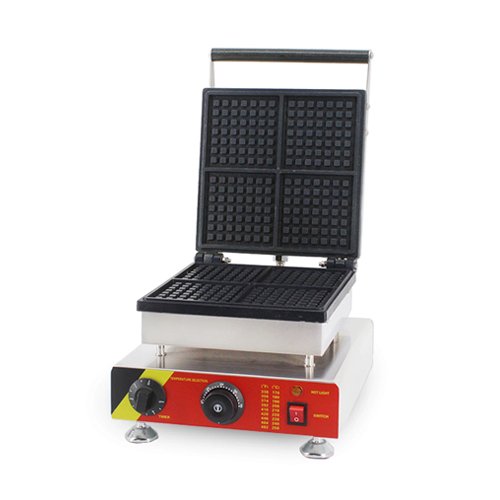 Commercial 4-piece Square Waffle Maker Machine