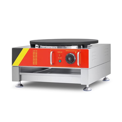 Commercial Electric Crepe and Pancake Maker Machine with Dual Cooking Surfaces
