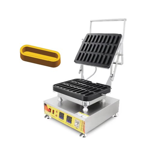 Professional commercial tartlet machine with dual heated press heads