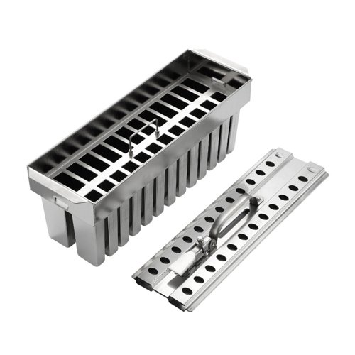 Commercial 26pc 123ml stainless steel popsicle mold for professional kitchens.
