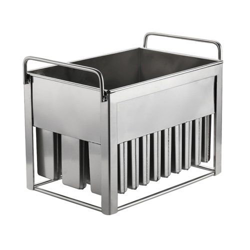 Commercial 30pc 110ml Stainless Steel Popsicle Mold - Professional Grade