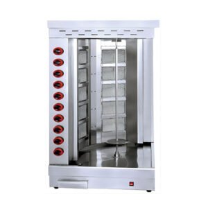 Commercial Countertop Gas Shawarma Machine - 10 Burner Model