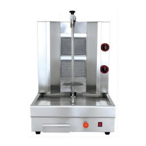 Compact 2-Burner Countertop Shawarma Machine for Restaurants