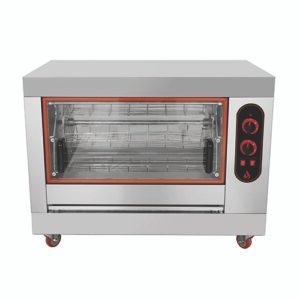 Commercial Rotating Gas Chicken Rotisserie Oven for High-Volume Cooking