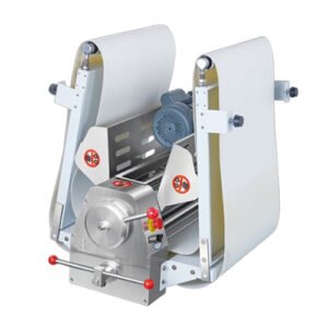 Professional Commercial Countertop Dough Sheeter – Foldable & Reversible Design | 400x800mm Worktable | Adjustable Thickness 0.2-50mm