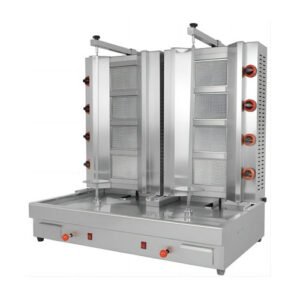 Commercial Countertop Gas Shawarma Machine with Dual Design for Professional Kitchens