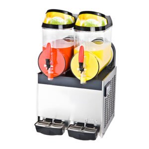 Countertop 2-Tank Commercial Slush Machine – 10L Per Tank