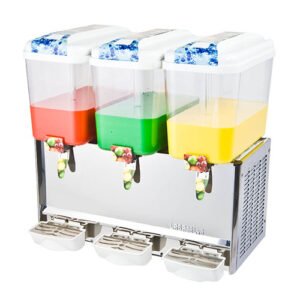 Commercial Cooling and Heating Drink Dispenser, Mixing type, Triple tank, 18Lx3