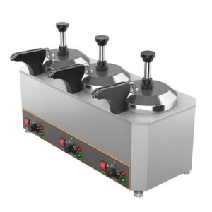 Commercial Condiment Sauce Warmer Dispenser 2Lx3