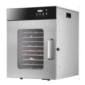 Commercial Food Dehydrator, 12 Tray, Tray size 28.5x38.5cm, 30°C-90°C