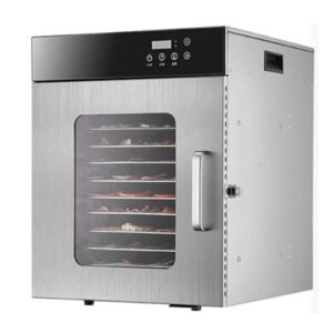 Commercial Food Dehydrator, 10 Layer, Tray size 37x30cm, 30°C-90°C