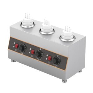 Commercial Sauce Bottle Warmer, triple bottle, 650mlx3