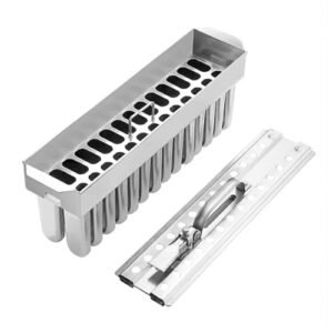 Commercial Stainless Steel Popsicle Mold - 28-Piece Batch Production | Foodservice Frozen Dessert Equipment