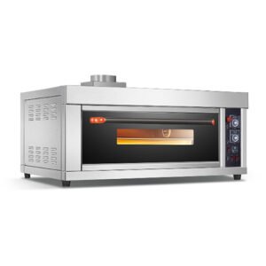 Wholesale commercial gas deck oven 1 deck 2 tray professional baking equipment from China