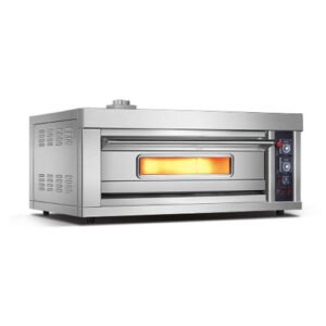 Wholesale commercial gas deck oven 1 deck 3 tray professional baking equipment from China