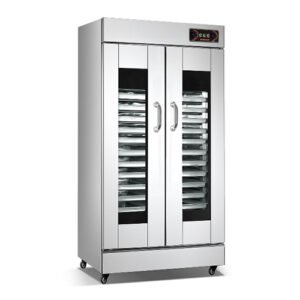 Commercial double door dough proofer with 32 tray capacity for wholesale