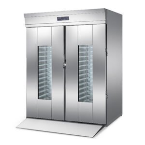 Wholesale commercial double door trolley-type dough proofer 32 tray capacity from China