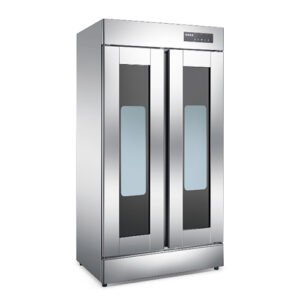 Wholesale commercial double door 32 tray dough proofer with digital display and microcomputer control system