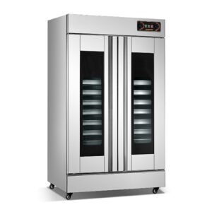 Wholesale commercial double door dough proofer 26 tray capacity from China