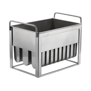 Commercial-grade 30-piece stainless steel popsicle mold, each with an 80ml capacity.