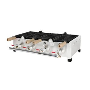 Commercial 24pc Gas Taiyaki Waffle Machine