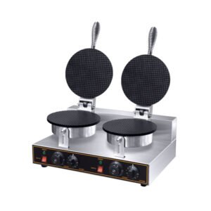 Commercial Double Ice Cream Cone Waffle Machine