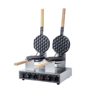 Commercial Electric Double Bubble Waffle Machine
