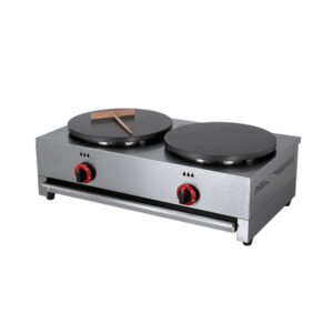 Commercial Double Plate Gas Crepe Machine