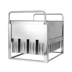 40-cavity stainless steel commercial popsicle molds for ice pop production, 80ml per cavity