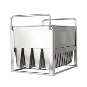 40-cavity stainless steel commercial popsicle molds for ice pop production, 80ml per cavity