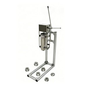 5L manual churro machine and dough extruder for commercial churro making, bakery production and snack food forming