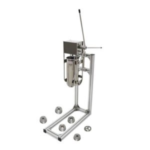 7L manual churro machine and dough extruder for commercial churro making, bakery production and snack food forming