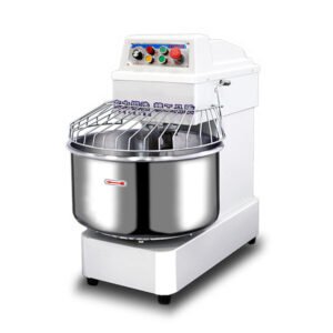 50L silent inverter commercial spiral dough mixer H50B with reverse function and 20kg dry flour capacity