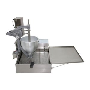 Electric donut machine with fryer and 3 molds for commercial donut making, mini donut production and bakery equipment supply