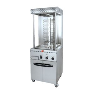 YD-T800 commercial electric shawarma machine with vertical single-head design, 8KW power, and 220–240V voltage for restaurant and catering use