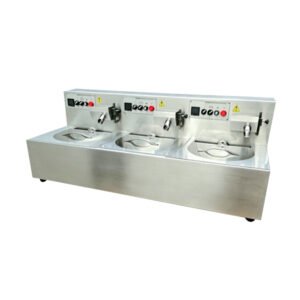 Commercial 45kg 3-tank electric chocolate tempering machine YD24 stainless steel