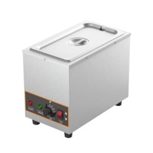 D2021-1S 6L commercial countertop food warmer for chocolate sauce, tapioca pearls, dessert toppings and soups