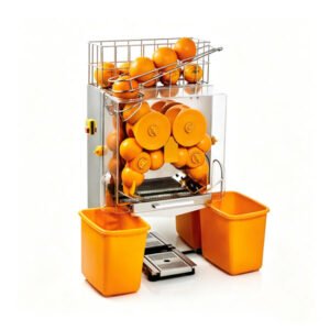 YD-2000E-2 Commercial Orange Juicer Machine 20 Oranges Per Minute Automatic Citrus Squeezer Equipment