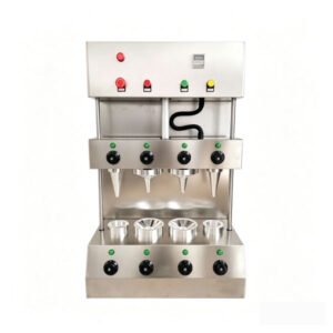 Commercial 2 Cone 2 Umbrella-Shaped Pizza Cone Machine Multi-Shape Foodservice Equipment