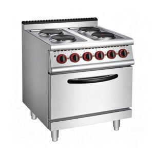 YD-JYS-TT-4A-B Commercial 4 Hot Plate Electric Range with Oven