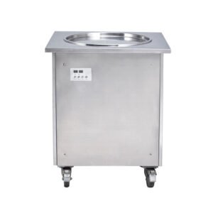 YD-WF900 Commercial Fried Ice Cream Machine 500 mm Single Round Pan Commercial Kitchen Equipment