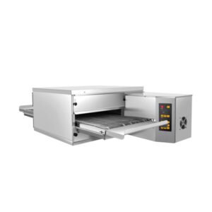 YD-18E Commercial Conveyor Pizza Oven Baking Pizza in Fast Food Kitchen