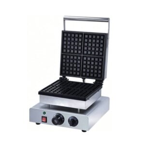 Commercial square waffle maker machine for café kiosk street food stall dessert business
