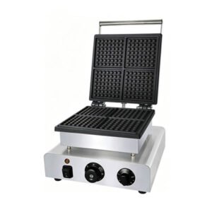 commercial square waffle maker machine for café stall kiosk and food truck use