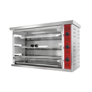 Commercial Electric Chicken Rotisserie Oven YD-FEJ-3P 3-Rod Chicken Roasting Equipment