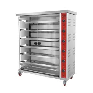 Commercial Electric 6 Rod Chicken Rotisserie Oven Commercial Chicken Roasting Equipment