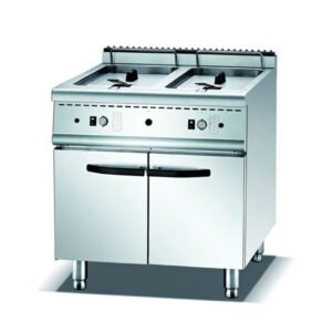 YD-YS-RC-2-B Commercial Gas Deep Fryer with Cabinet Base 40L Commercial Kitchen Equipment